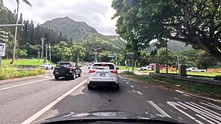 We Love Road Trips on Oahu Despite the Small Circumference Driving from the Windward Side