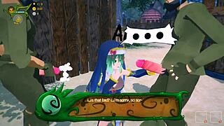 in this 3d hentai game, a sister nun gets gangbanged as a slave in a bar setting
