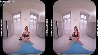 Is this the hottest locker room seduction with small tits?