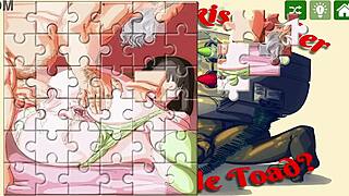 hentai jigsaw puzzle christmas edition features assfucking game play trailer