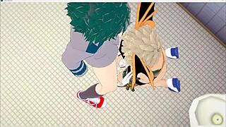 boku no hero academia yaoi orgy in toilet with bakugou deku kaminari shoto