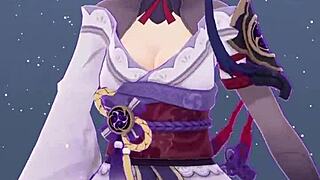 sexy girl animation dance gets wild