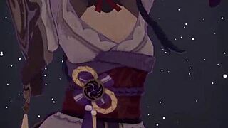 sexy girl animation dance gets wild