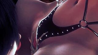 Big Tits & High Heels Action For Sexy Elise - Cunnilingus Face-Sitting Until Explosive Orgasm In 3D Hentai