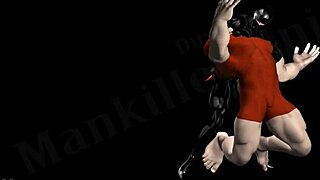 Ninjette's Sneak Peek Unveils Muscular Ass and Boobs in Konosuba 3D Animation