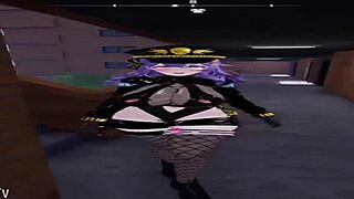 Hentai game 3d secrets of exposure purple hair guard girl masturbating wide 😏