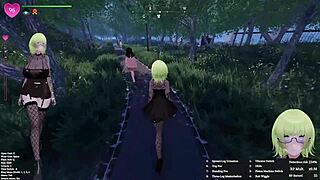 Secrets of exposure goth girl with green hair has sex in park