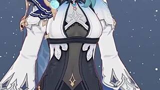 sexy girl animation dance gets wild