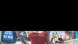 Mercy Lifeguard Cowgirl Animation In Overwatch 3D