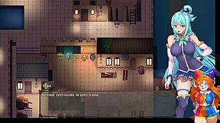 Part 2: Konosuba hentai game where this goddess corrupted our horny world!