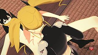 Mina Ashiro's Futanari Titty Tease And Wild Fuck With Kikoru Shinomiya