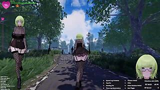 Secrets of exposure goth girl with green hair has sex in park