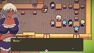 Elf Wife Cheats with Big Cock in Hentai Game NTR Rice