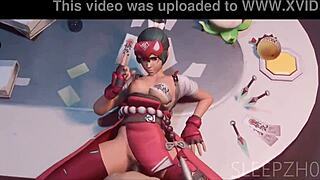kiriko overwatch blowjob compilation