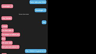 my girlfriend starts her streaming career by filming sex for the first time in this hentai game