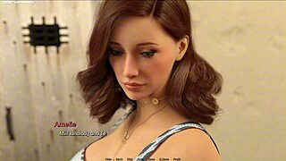 Imam zelo seksi intenziven trenutek z mojo BBW vročo mačeho, poljubljava in zaljubljava v HP 21 3D MILF igri