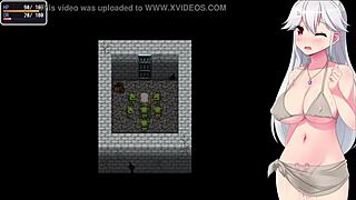 Shrine Maiden Offers Hole! Fell into Nut Room Full of Monsters for Gangbang