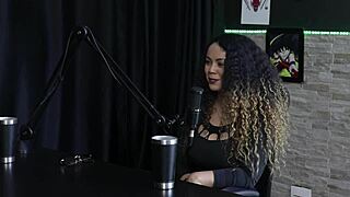 Charlottye in sheer red lingerie, unexpected meeting and domme experience