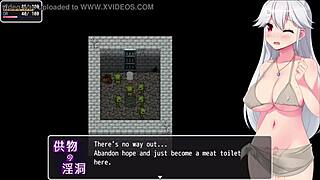 Shrine Maiden Offers Hole! Fell into Nut Room Full of Monsters for Gangbang