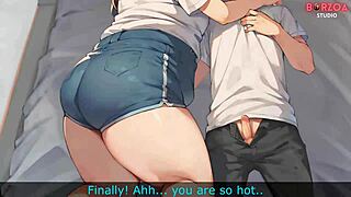 The Teen Devours Huge Dick Cheese In Gay Hentai Game