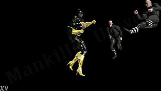 Holly triple triplet beatdown in konosuba style