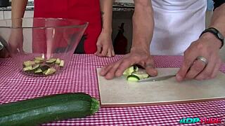 Fucking Aris Dark's Perfect Ass While Cooking Is So Amazing Part 1!