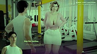 Busty Stepmom Twerks Publicly for Step Son