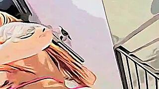 the cartoon features a powerful redhead brunette latina character