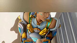 Overwatch Mercy Cumshot Compilation