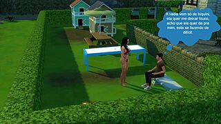 Powerful 3D gay crossdressing porn comics