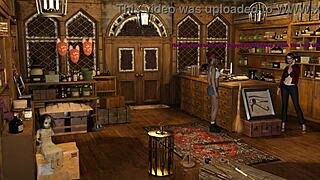 Fucked Whore Near Trash Can