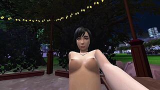 Vlogger films herself getting fucked by her boyfriend in public - sims 4 - 3d animation