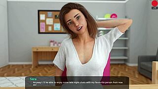 In Milfy City parte 12, insegnante universitaria troia ama dominazione con anale e creampie