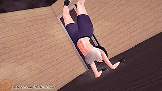 Mikasa and Eren training in shingeki no kyojin from game mate on titan?