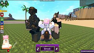 Whoreblox Game Gangbang Moment 7 With Creampie And Masturbation