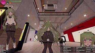 bunny girl exposing in the mall, wanna see?