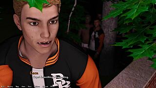 Being A Dik 47 - Sneaking Out Of The Preps Party With Sage The Beautiful Busty Redhead