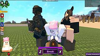 Whoreblox Game Gangbang Moment 7 With Creampie And Masturbation