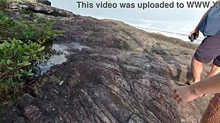 Pov Selvagem Fodemos Em Publico Na Praia Com Boquete E Lesbo