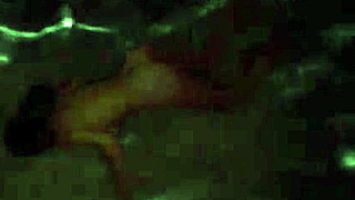 Does Lara solve a puzzle and get cum in her pussy for it?