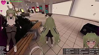 bunny girl exposing in the mall, wanna see?