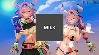 Varesa's Seductive Hard Work in Genshin Impact 4K