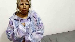 Recogiendo a chica sin hogar de la calle para blowjob y facial