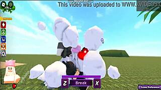 Whoreblox Game Gangbang Moment 7 With Creampie And Masturbation