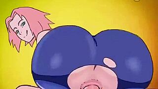 Big Anime Ass Shaking Intensely In Hentai Animation!