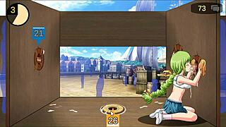 18 maid having sex with men in public in a maid with gloryhole new hentai gameplay