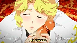 Hentai Maid Deepthroats and Swallows Cum