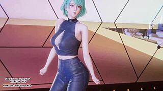 mmd nayeon - abcd doa tamaki hot kpop dance uncensored hentai cosplay