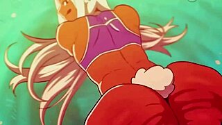 Big Anime Ass Shaking Intensely In Hentai Animation!