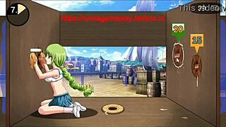 18 maid having sex with men in public in a maid with gloryhole new hentai gameplay